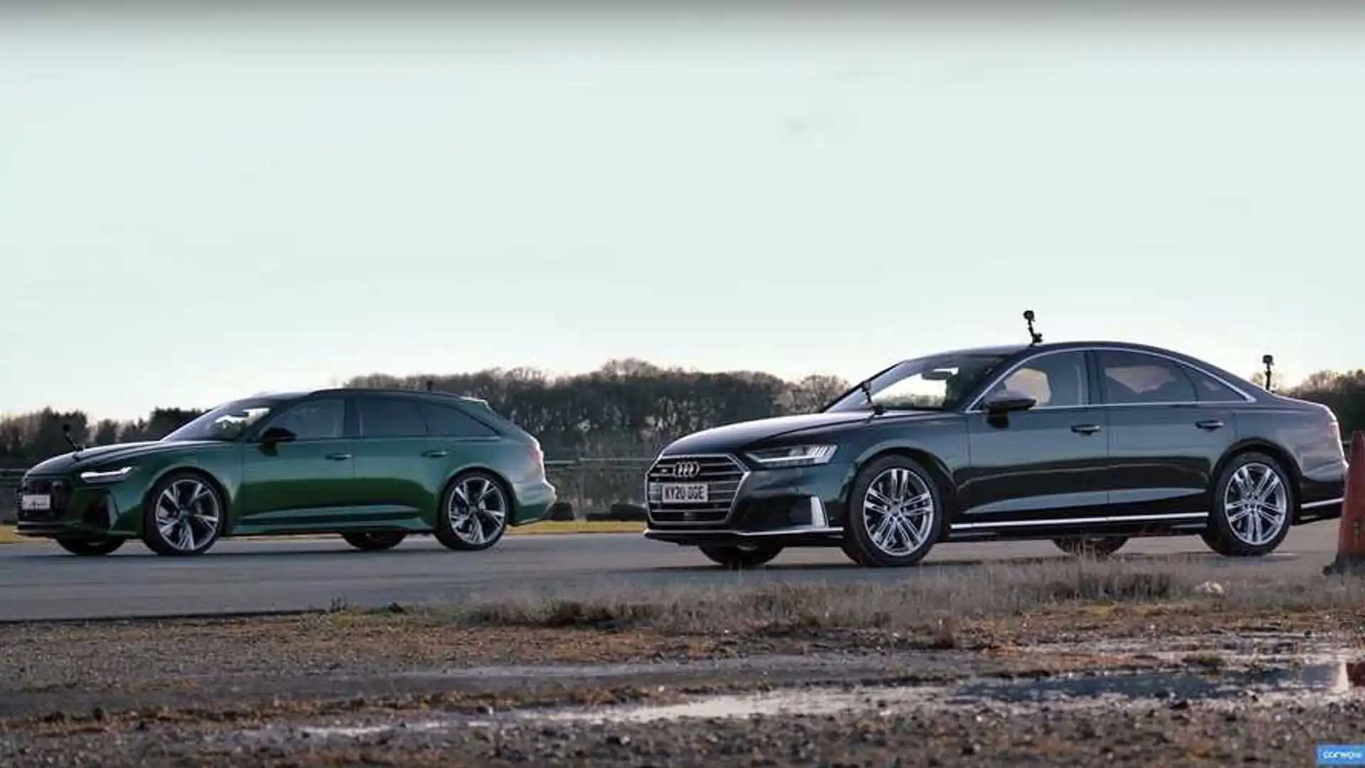 Can the Audi S8 keep up with the RS6 Super Wagon