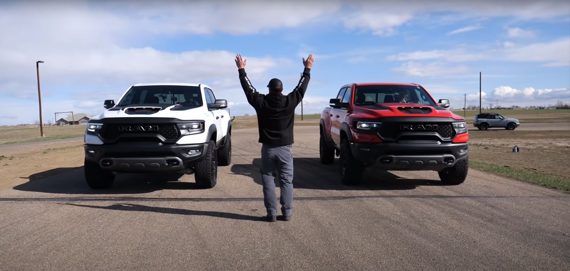 The cheapest Ram TRX Drag Races are more expensive and heavier versions