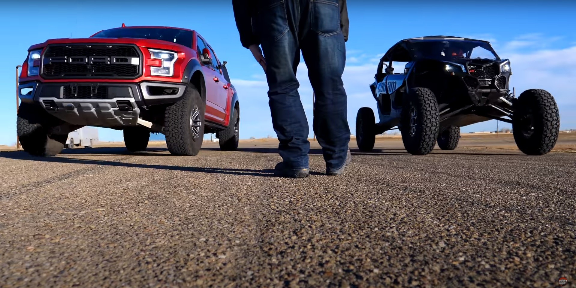 Can A Ford Raptor Beat Can-Am Maverick X3 In An Off-Road Drag Race