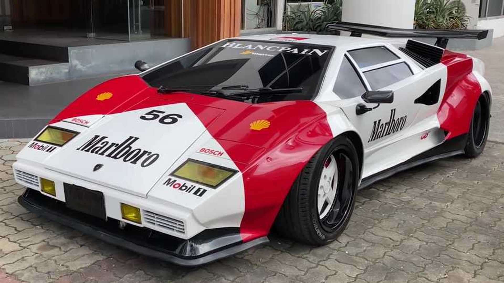 Faux Lamborghini Countach With Twin-Turbo Lexus V8, Hyundai Chassis