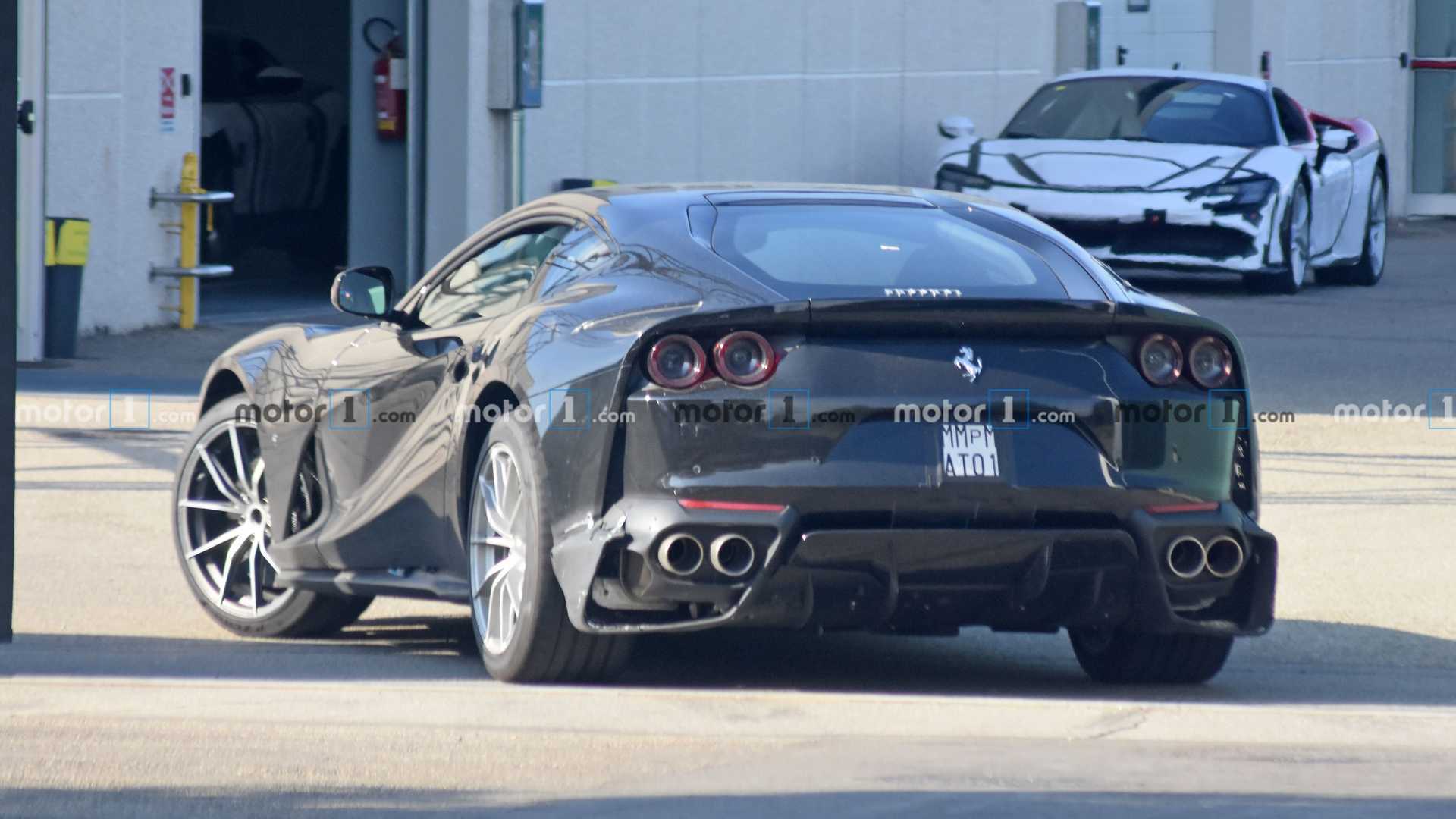 Stealthy Ferrari 812 GTO Found Again Looking Menacing