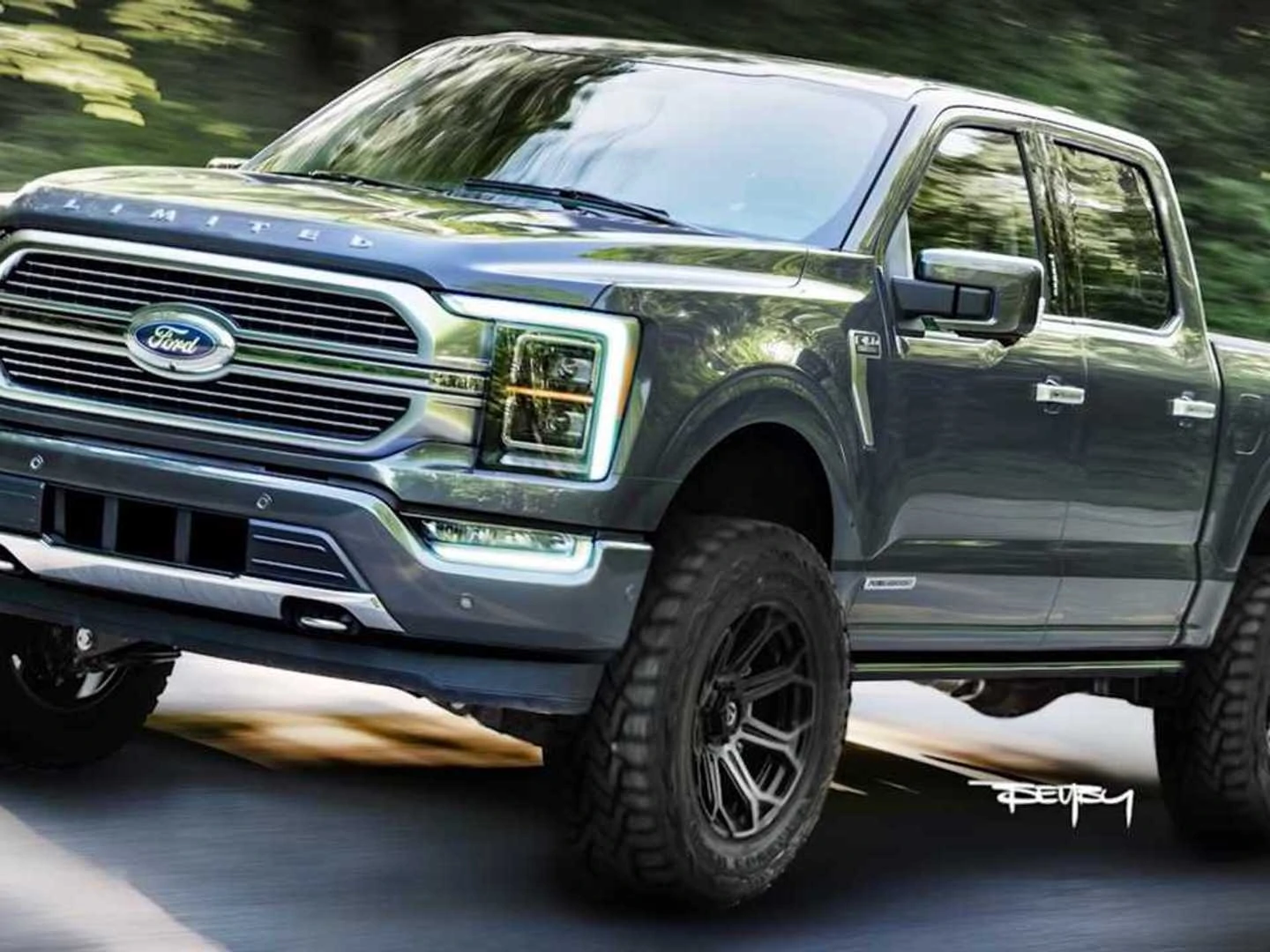 Ford F-150 gets a strange makeover in an unofficial rendering