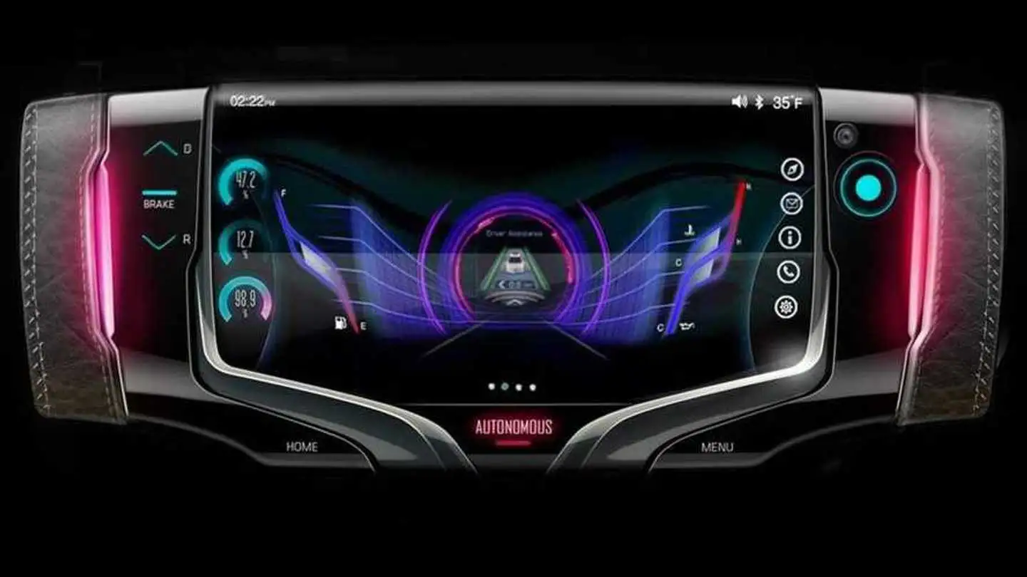 Concept of a Steering Wheel from GM Looks Like a Hand-Held Video Game