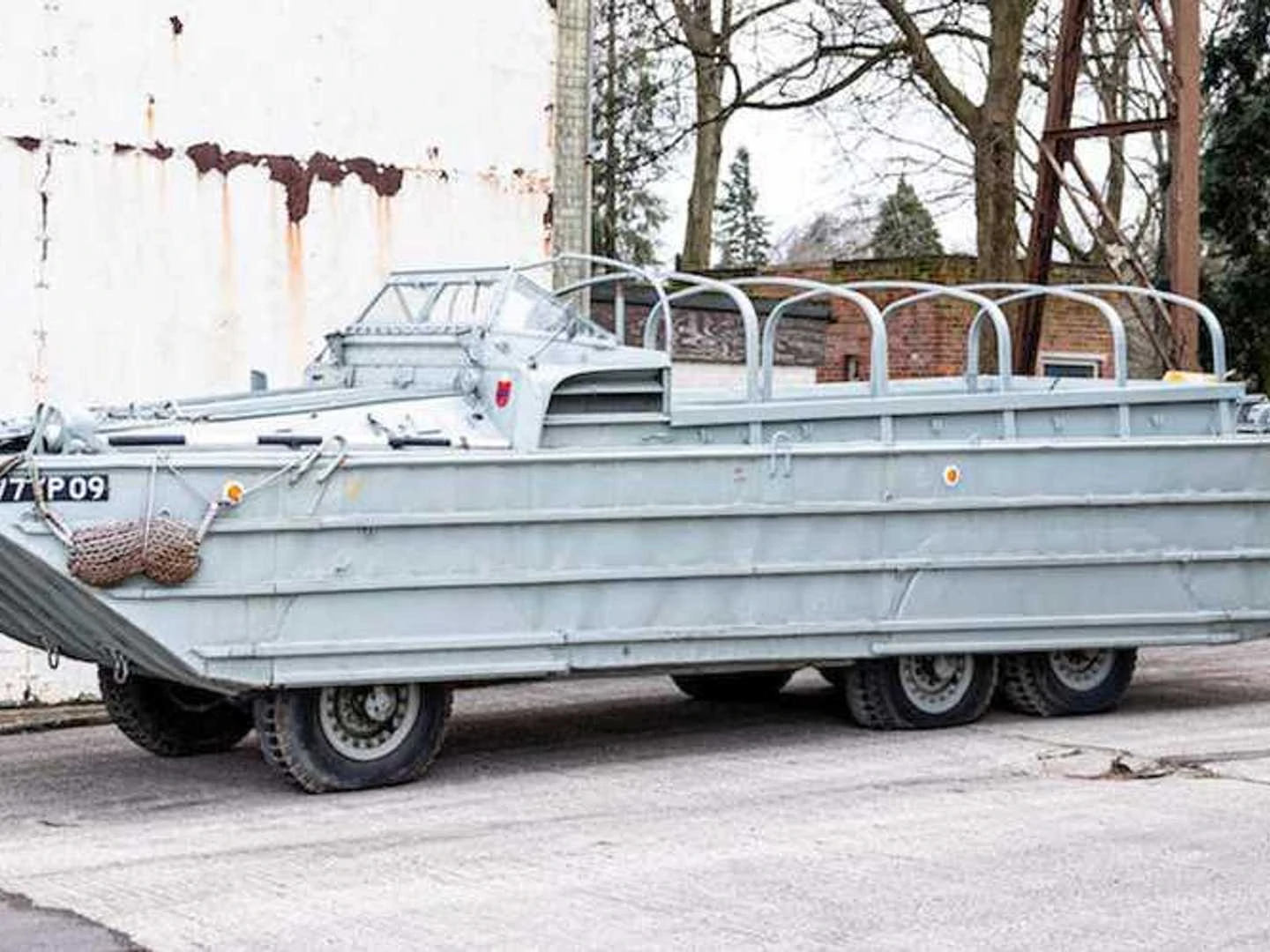 GMC Amphibious Troop Carrier Truck Six-Wheel Drive GMC Amphibious Troop Vehicle