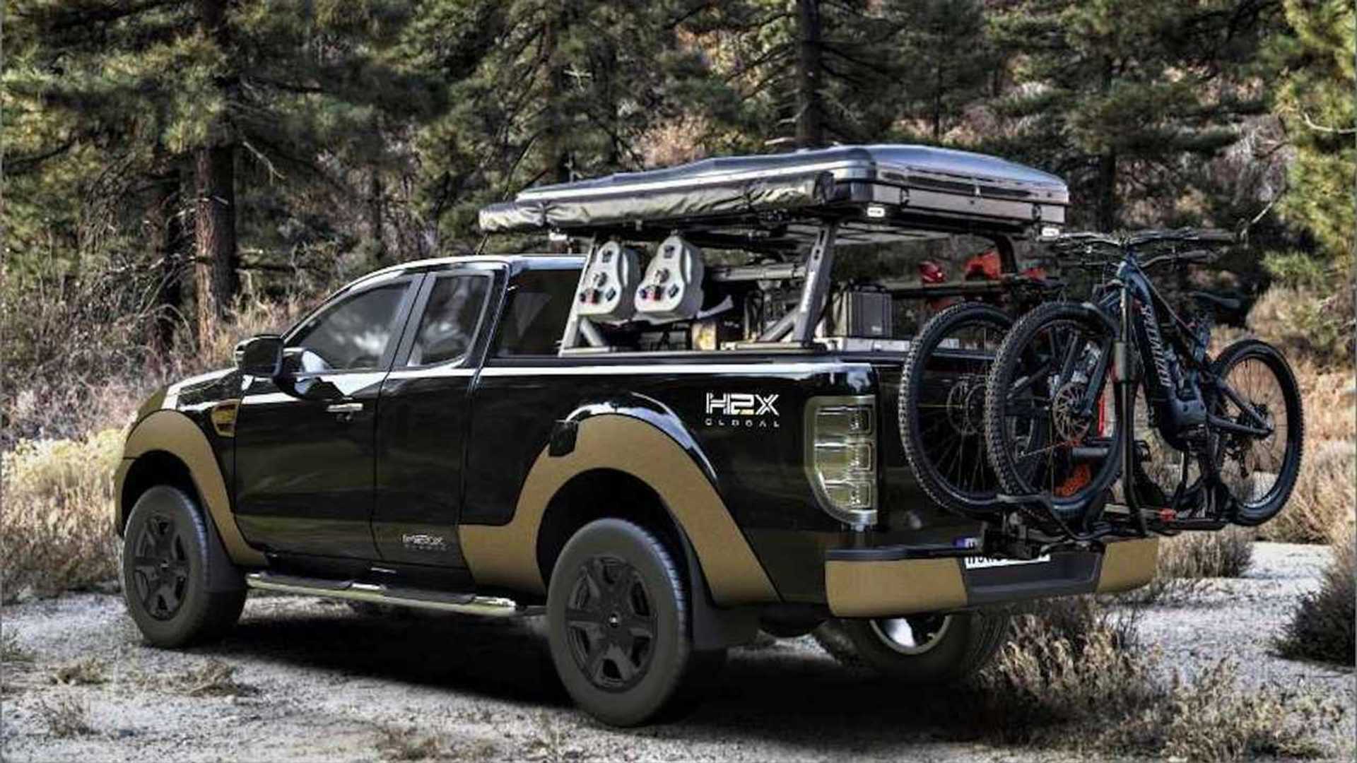 H2X is Back with A Ford Ranger Hydrogen Fuel-Cell Electric Pickup Truck