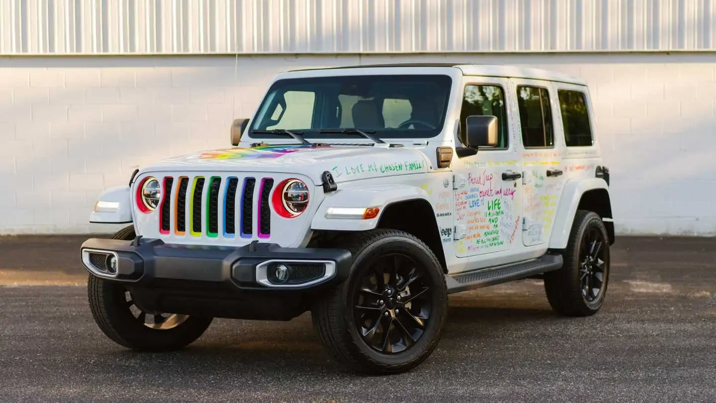 Jeep joins Detroit Pride Parade with Rainbow Wrangler