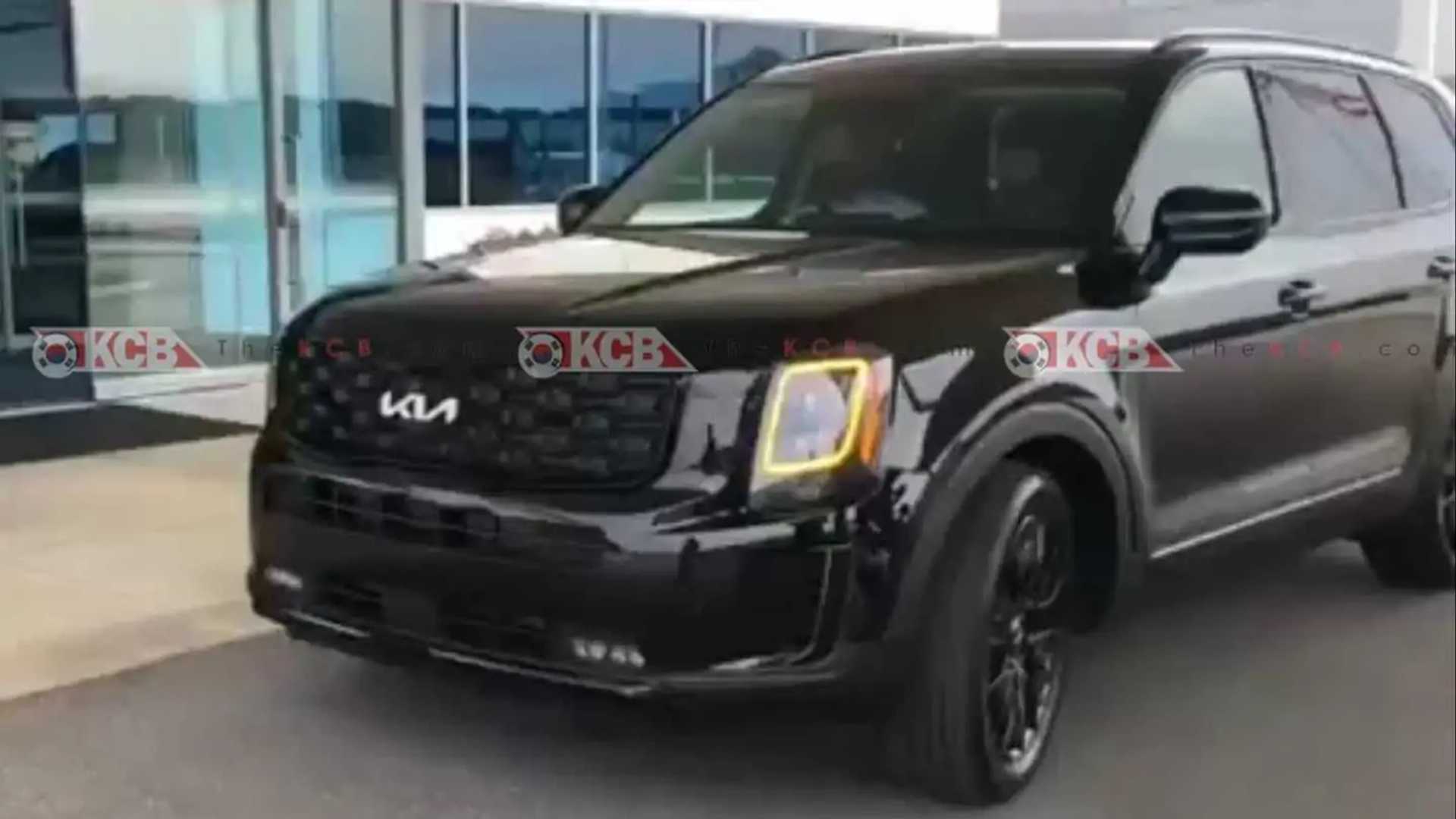 2022 Kia Telluride leaked with a new logo and more standard equipment