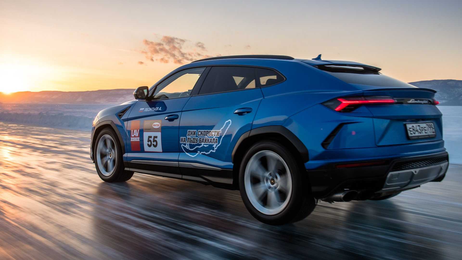 Lamborghini Urus sets speed record on ice after hitting 185 MPH