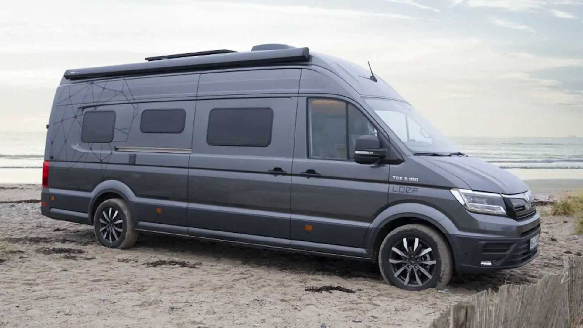 Loef's New Camper Van Features a Slide-Out Ceramic Grill and Minibar