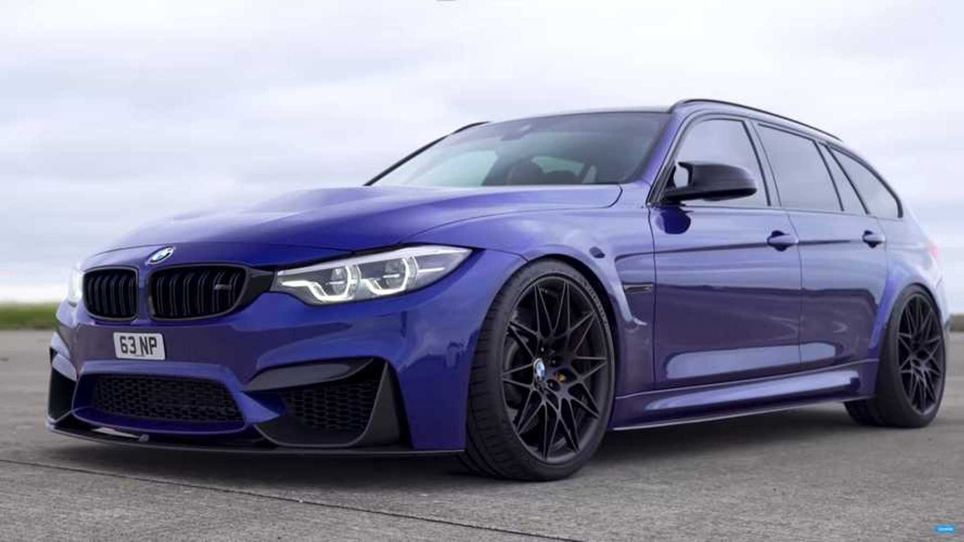 Custom BMW M3 Touring Drag Races M340i in Wagon Battle