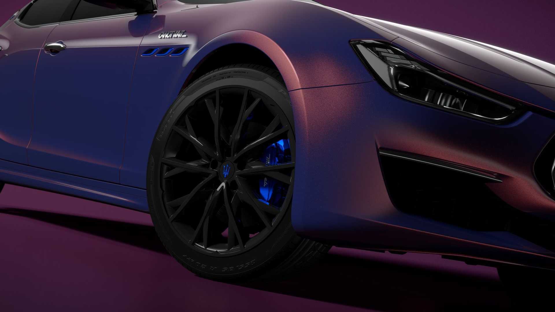 Purple Maserati Ghibli Hybrid Is Rare, Inspired By Street Fashion