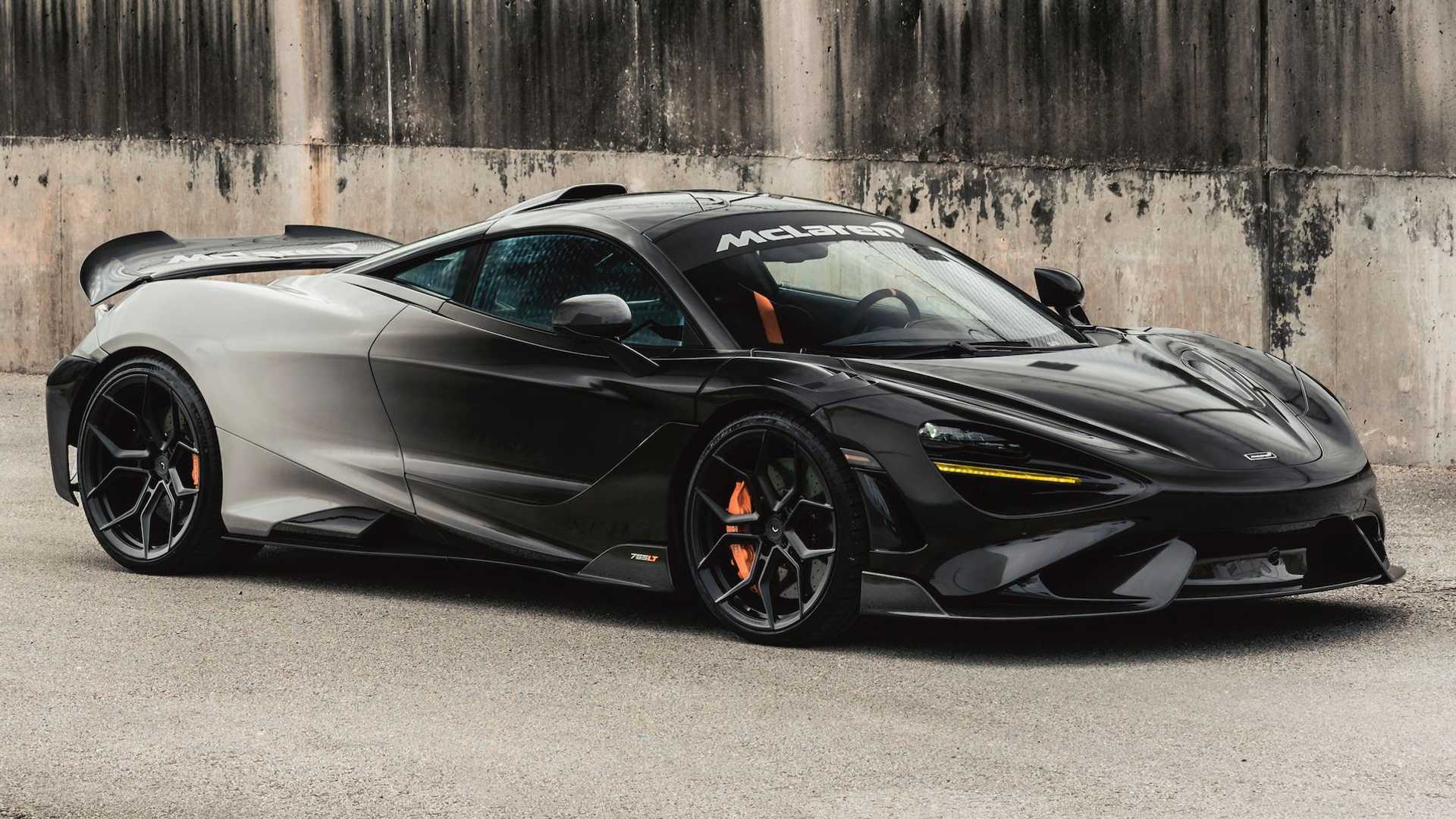 McLaren 765LT In Two-Tone Fade Wrap Plus Vossen Wheels Looks Wild