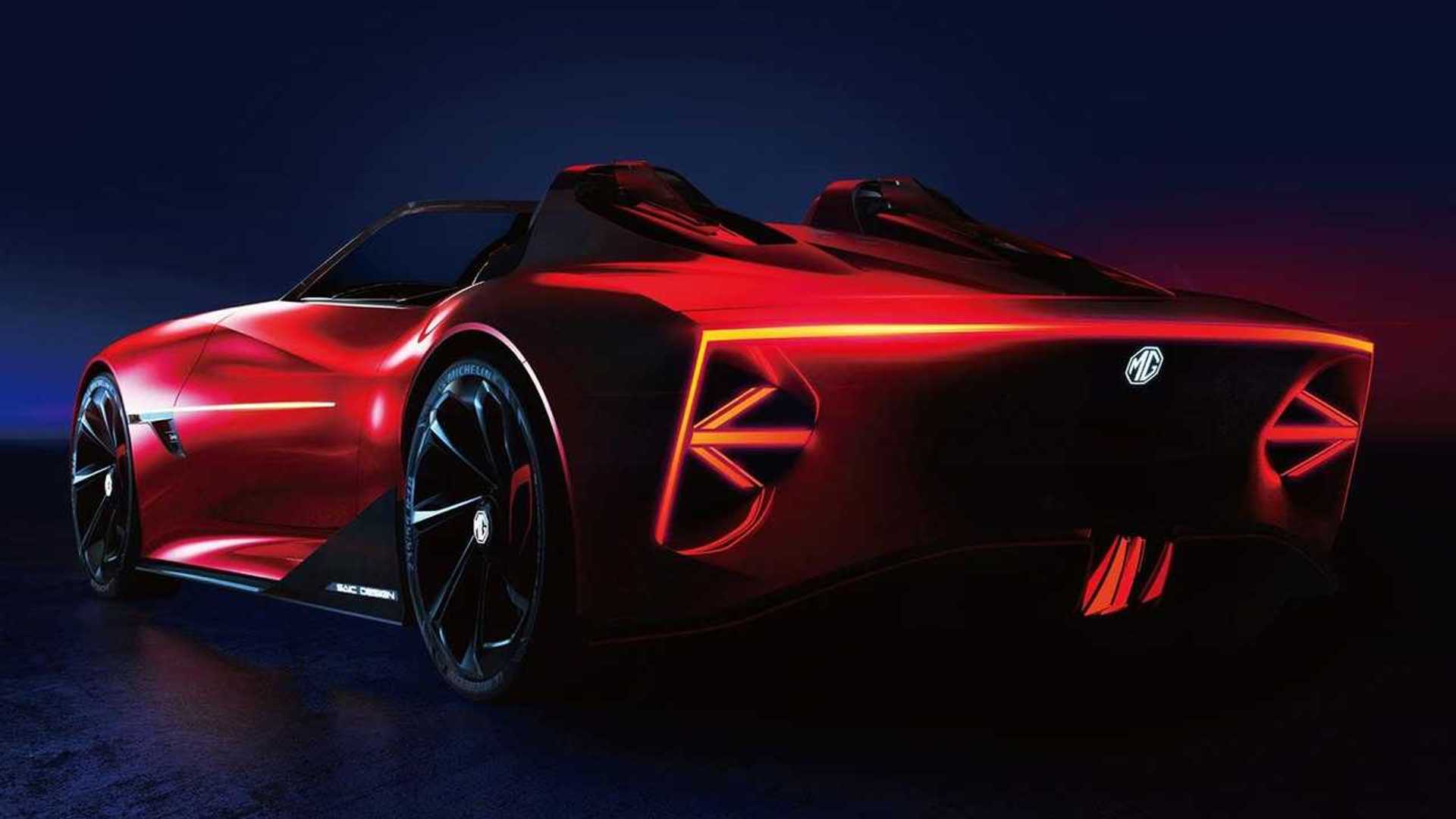 Concept MG Cyberster Electric Roadster Previews A Emotive Sports Car