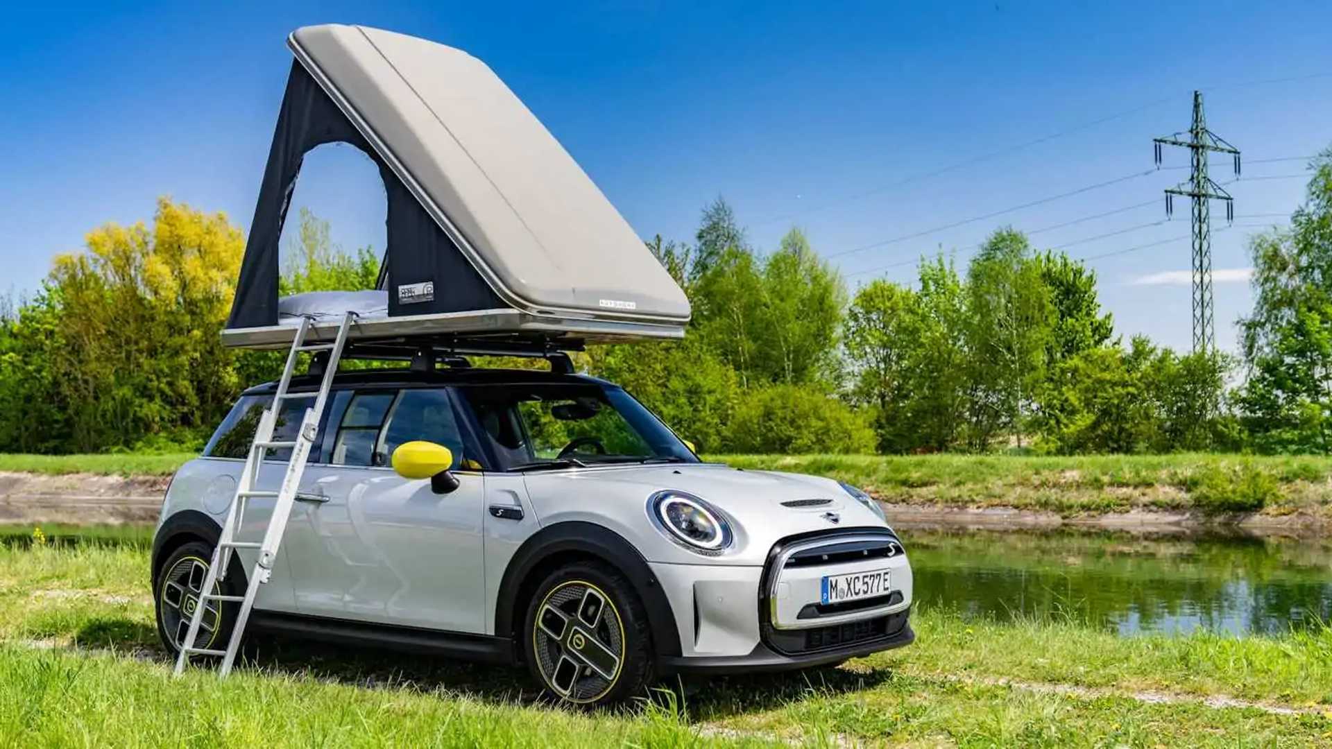 Mini Rooftop Tents Available For Cooper SE, Countryman All4 Hybrid