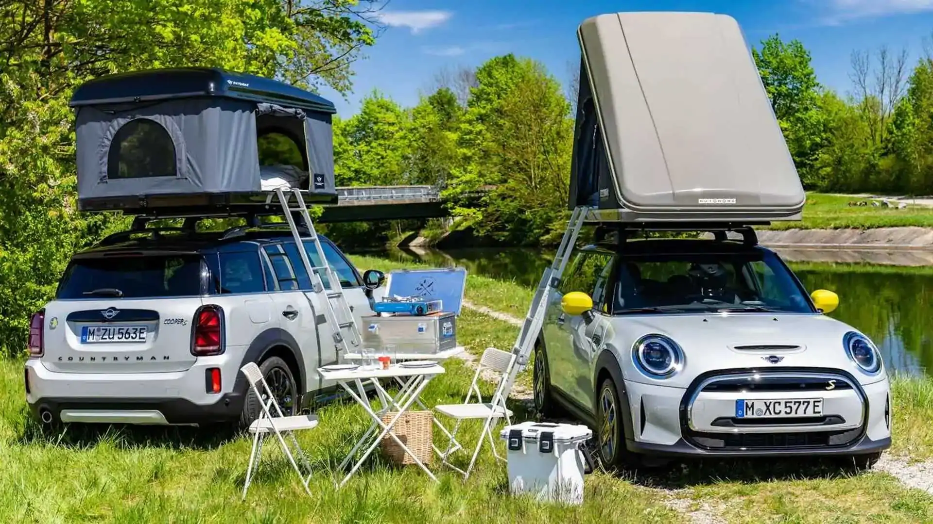 Mini Rooftop Tents Available For Cooper SE, Countryman All4 Hybrid