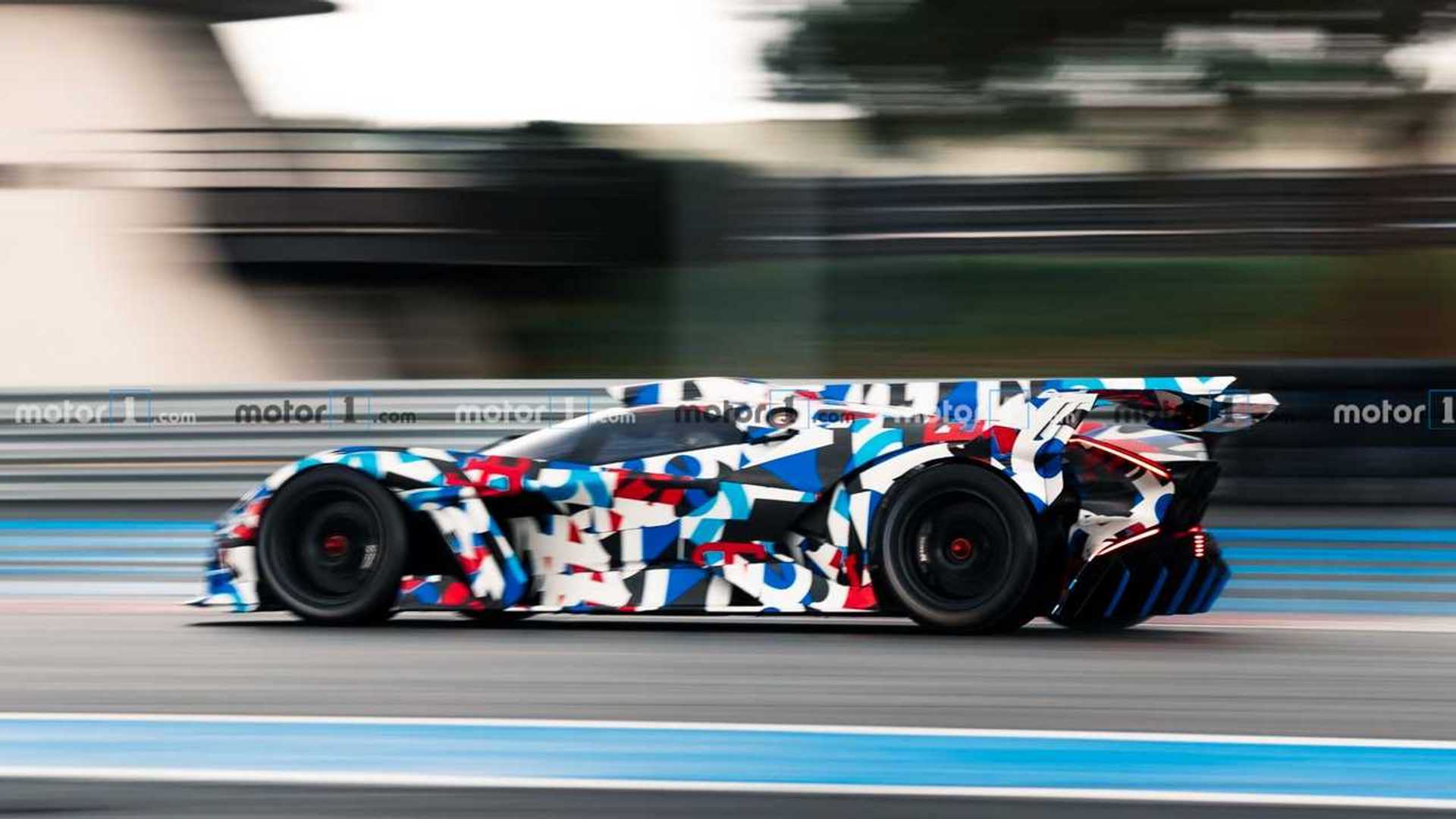 Crazy-Looking New Bugatti Model Caught Testing On Track!