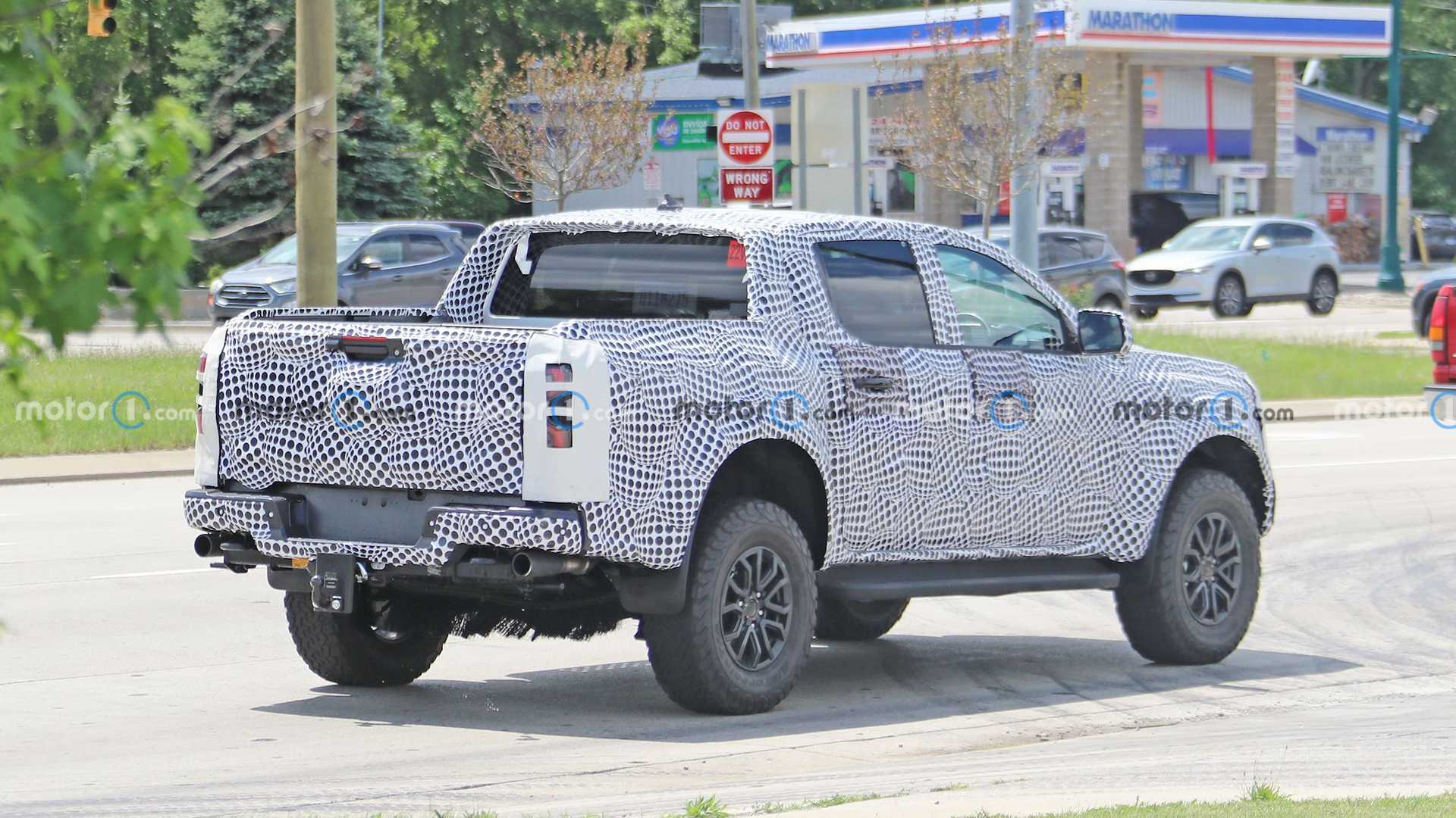 Ford Ranger Raptor spotted on the Street Looking Very Aggressive