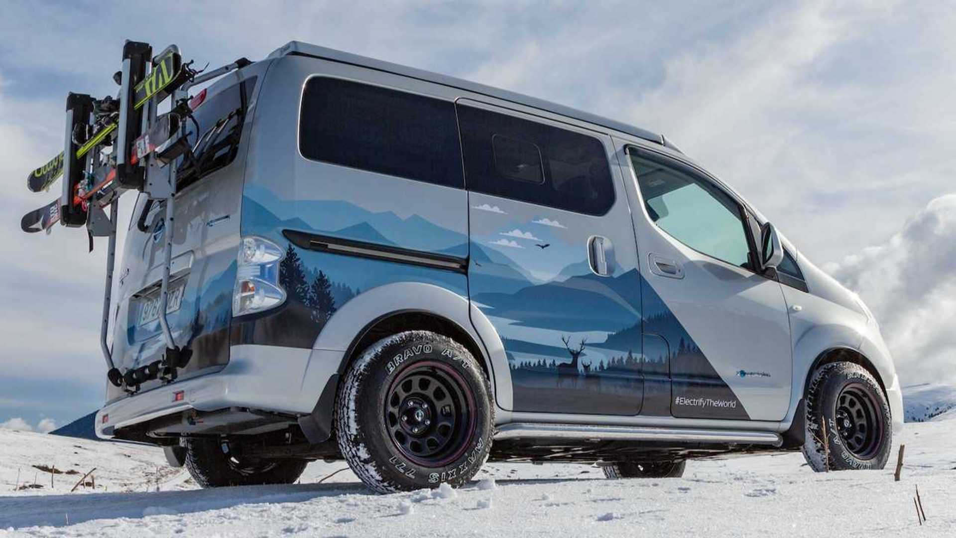 Nissan e-NV200 Winter Camper Concept Imagines RV For EV Adventures