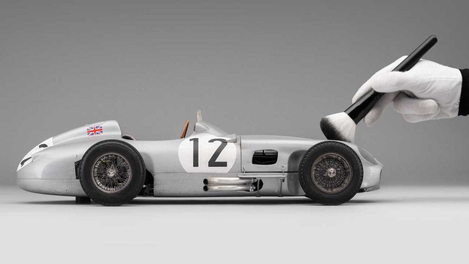 Amalgam debuts Sir Stirling Moss' Weathered Mercedes GP Car