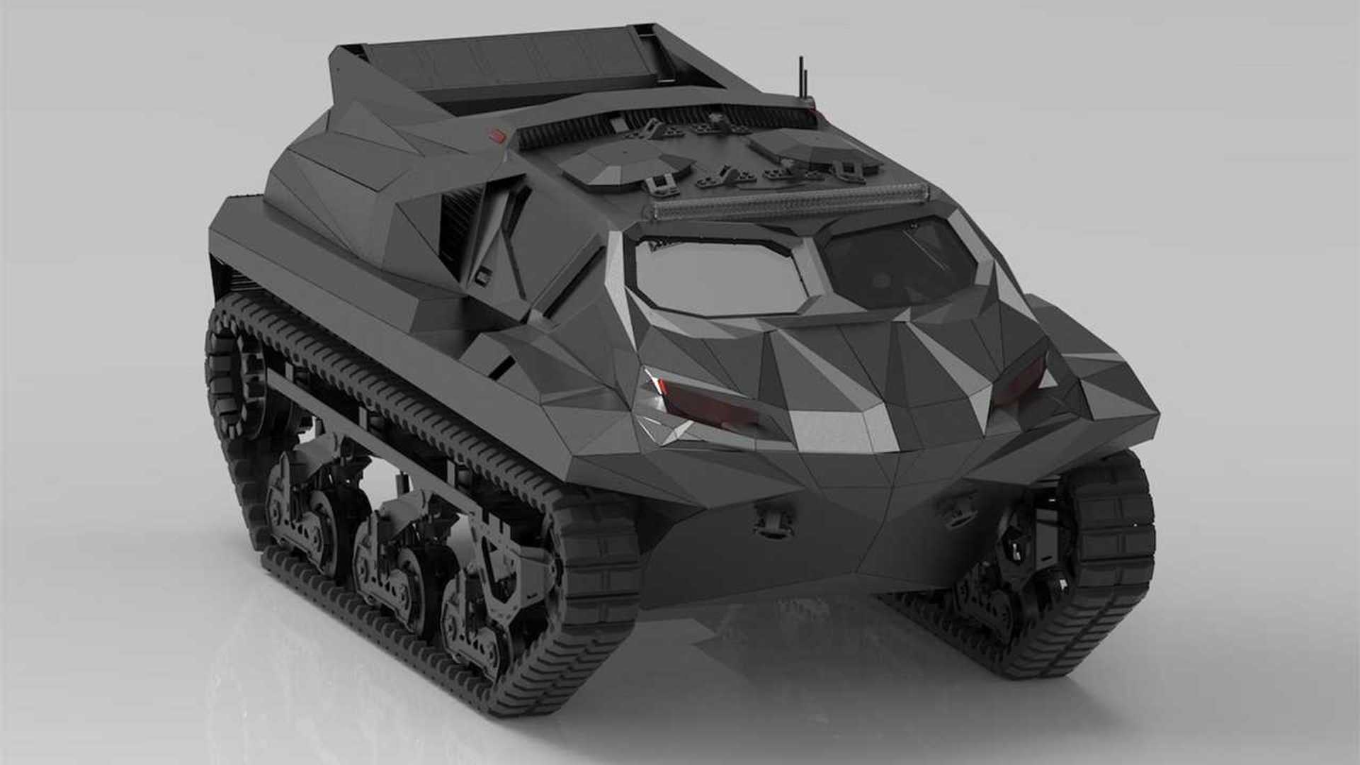 The Storm is a Fierce-Looking Amphibious Tank with a Steering Wheel