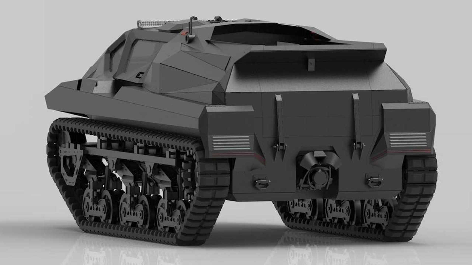 The Storm is a Fierce-Looking Amphibious Tank with a Steering Wheel