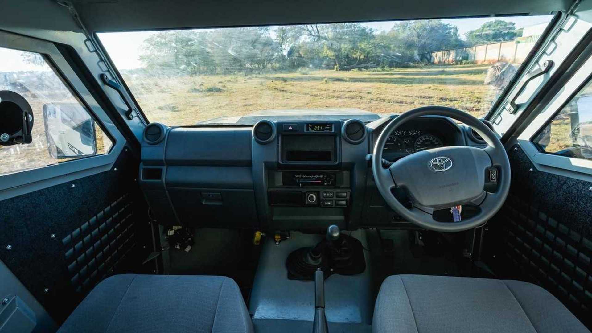 Eight-Seat Toyota Land Cruiser with 79 Eats Land Mines Breakfast