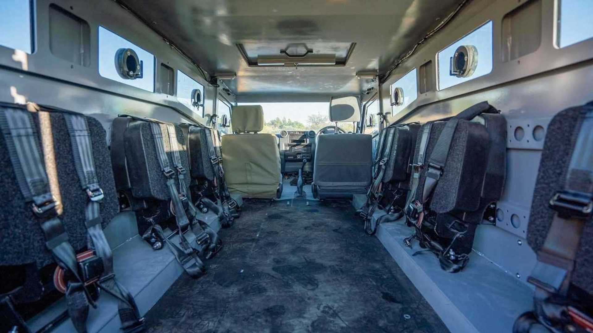 Eight-Seat Toyota Land Cruiser with 79 Eats Land Mines Breakfast