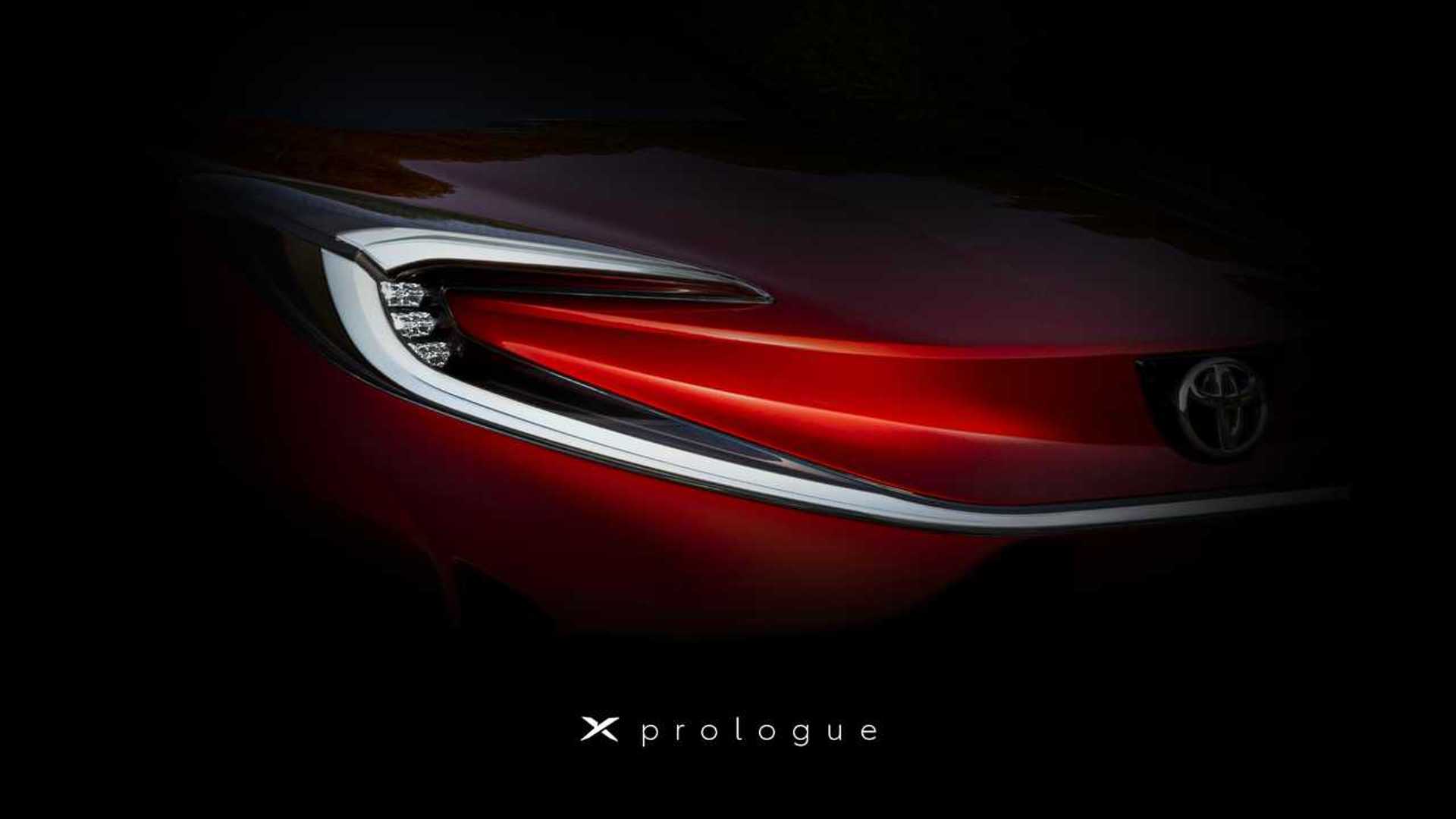 Toyota X Prologue Teased - A glimpse Of Future EVs