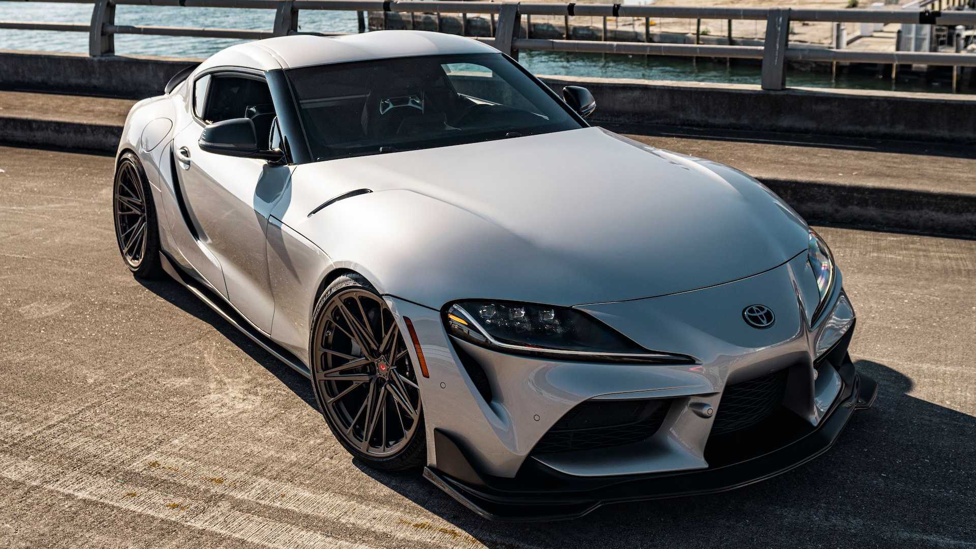 The Low Toyota Supra Looks Classy and Reserved on Bronze Vossen Wheels