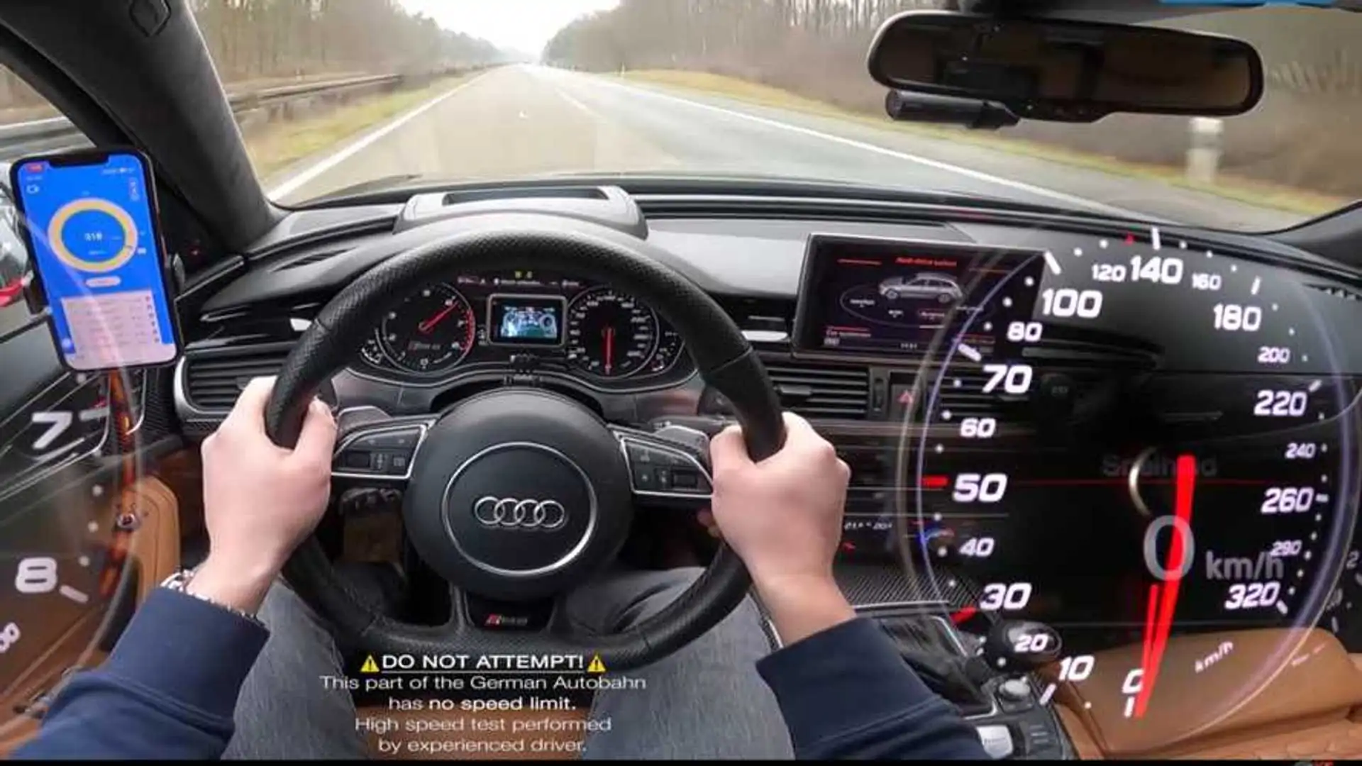 Audi RS6 Speedometer Doesn't Work on Autobahn.