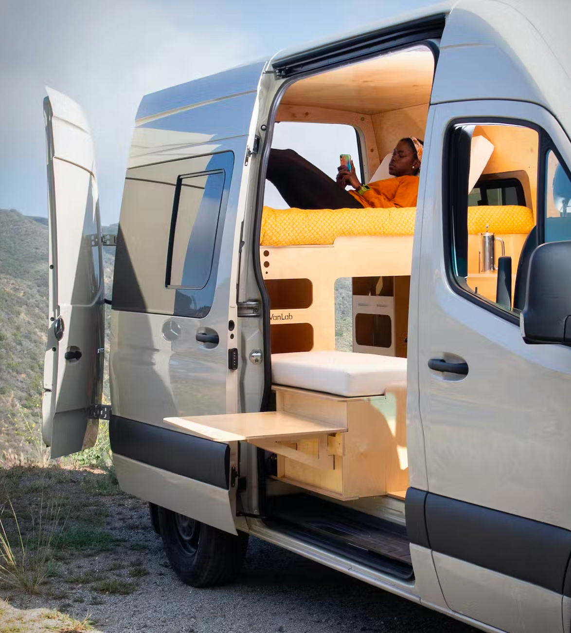 VanLab helps you build your own camper van with pre-made components