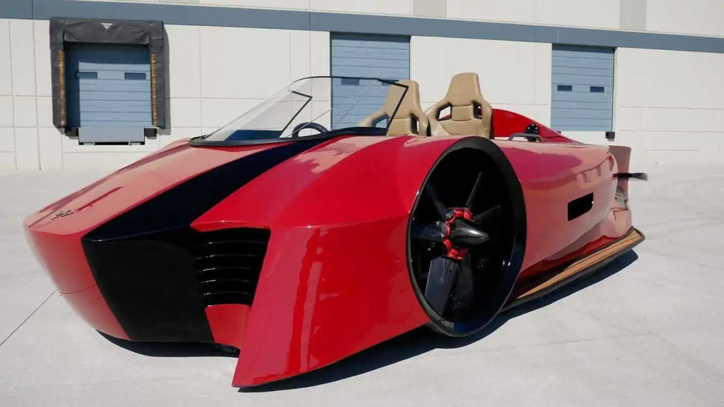 High-End hovercraft Shows Supercar Looks and Hybrid Powertrain