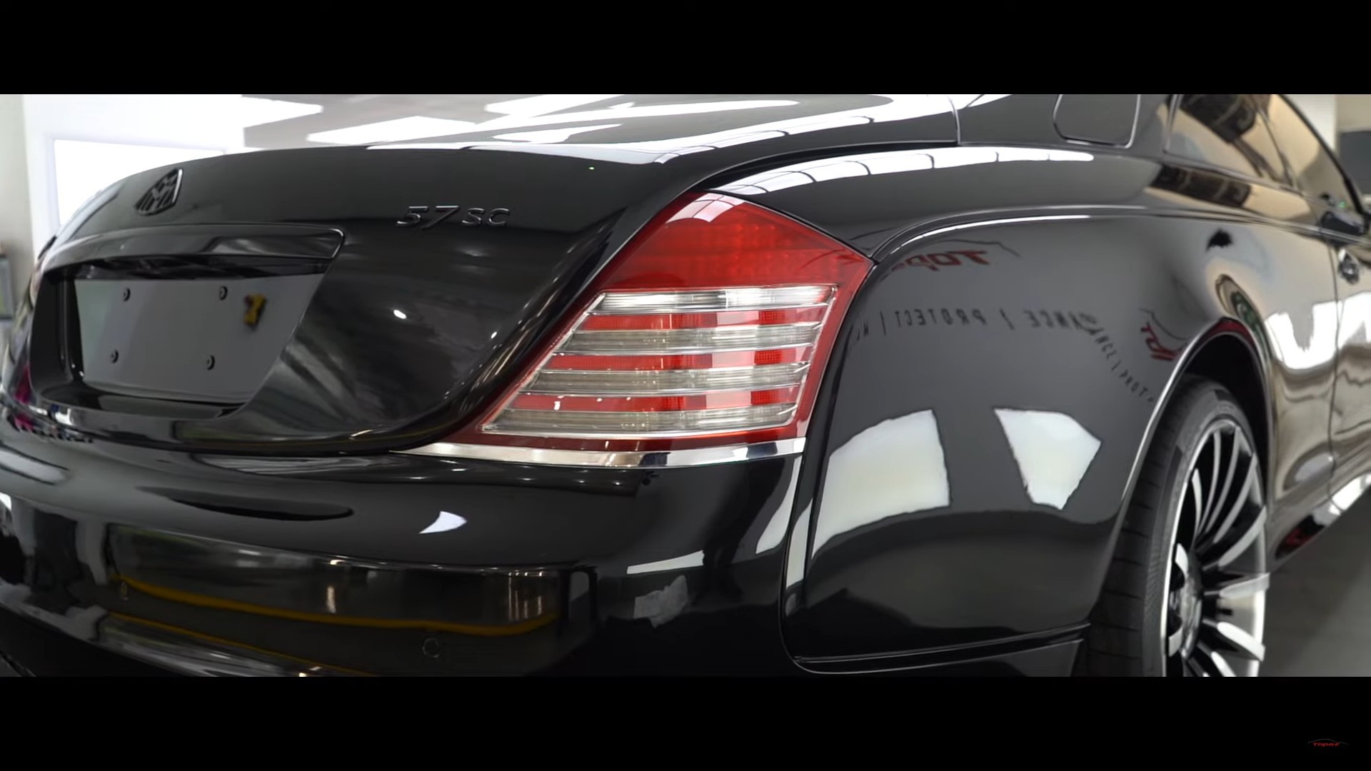 Watch the Rare Maybach 57S Coupe by Xenatec Get a Color Change