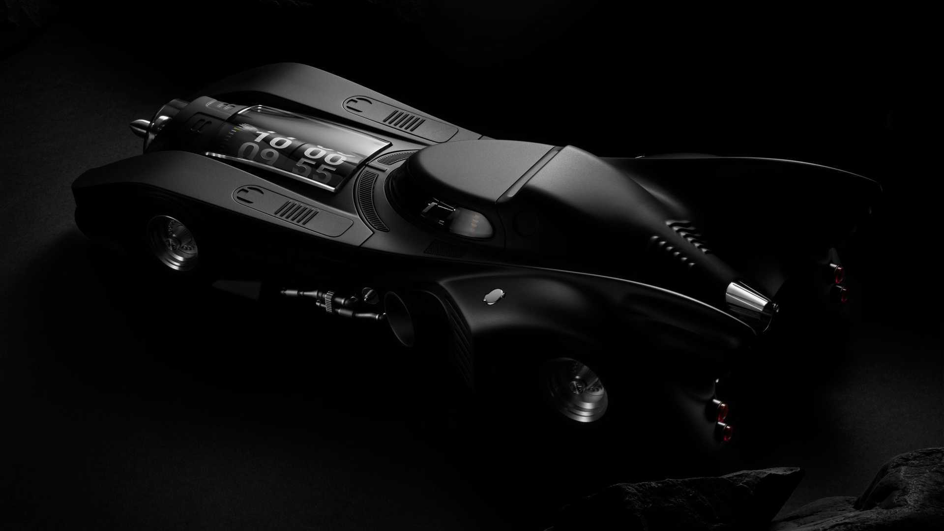 Amazing Swiss-Made Batmobile Desk Clock for $30,000