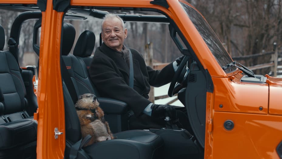 Jeep Super Bowl Commercial Stars Gladiator, Bill Murray, And A Groundhog