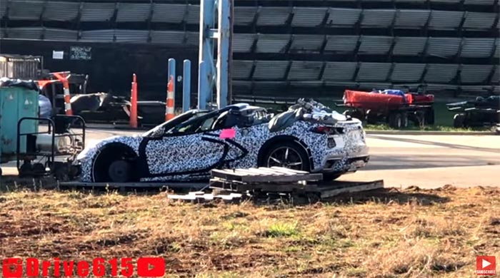 Wrecked Corvette C8 Convertible Found At The Factory [UPDATE]