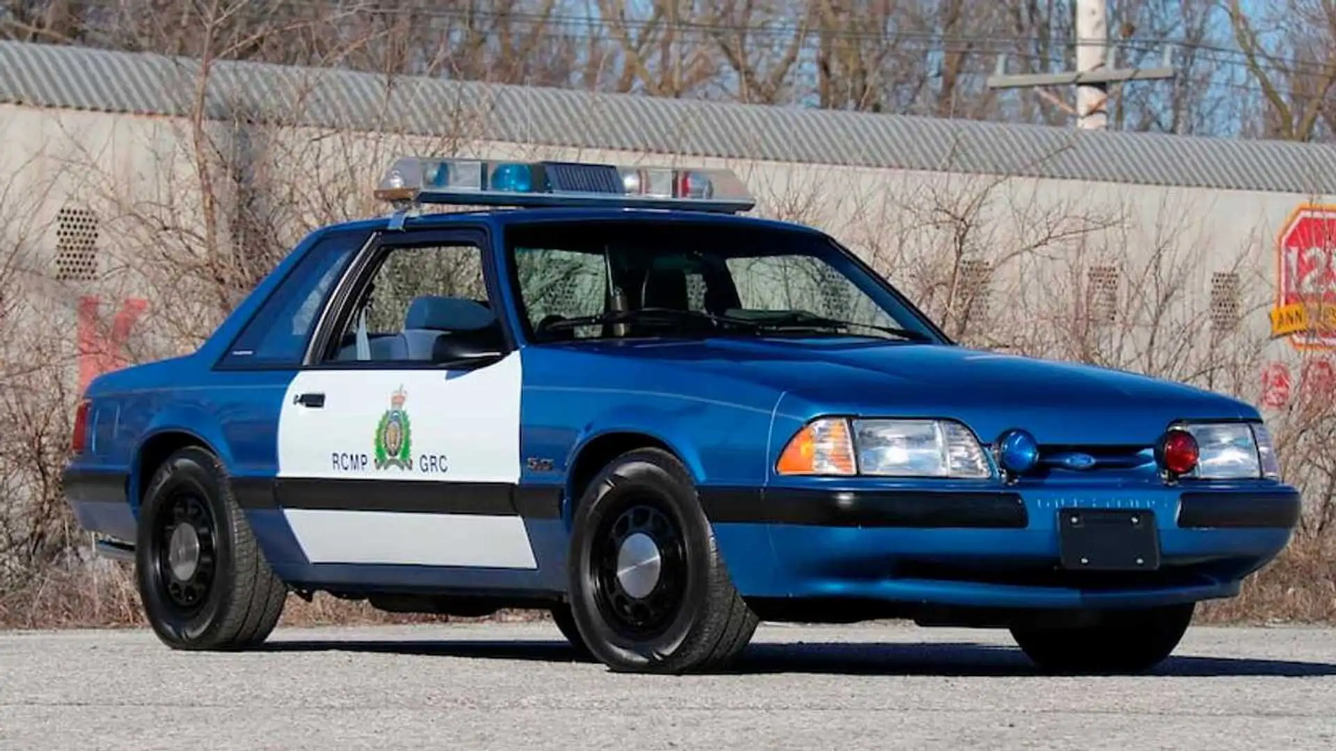 You Can Own a Rare Ford Mustang Canadian Police Car