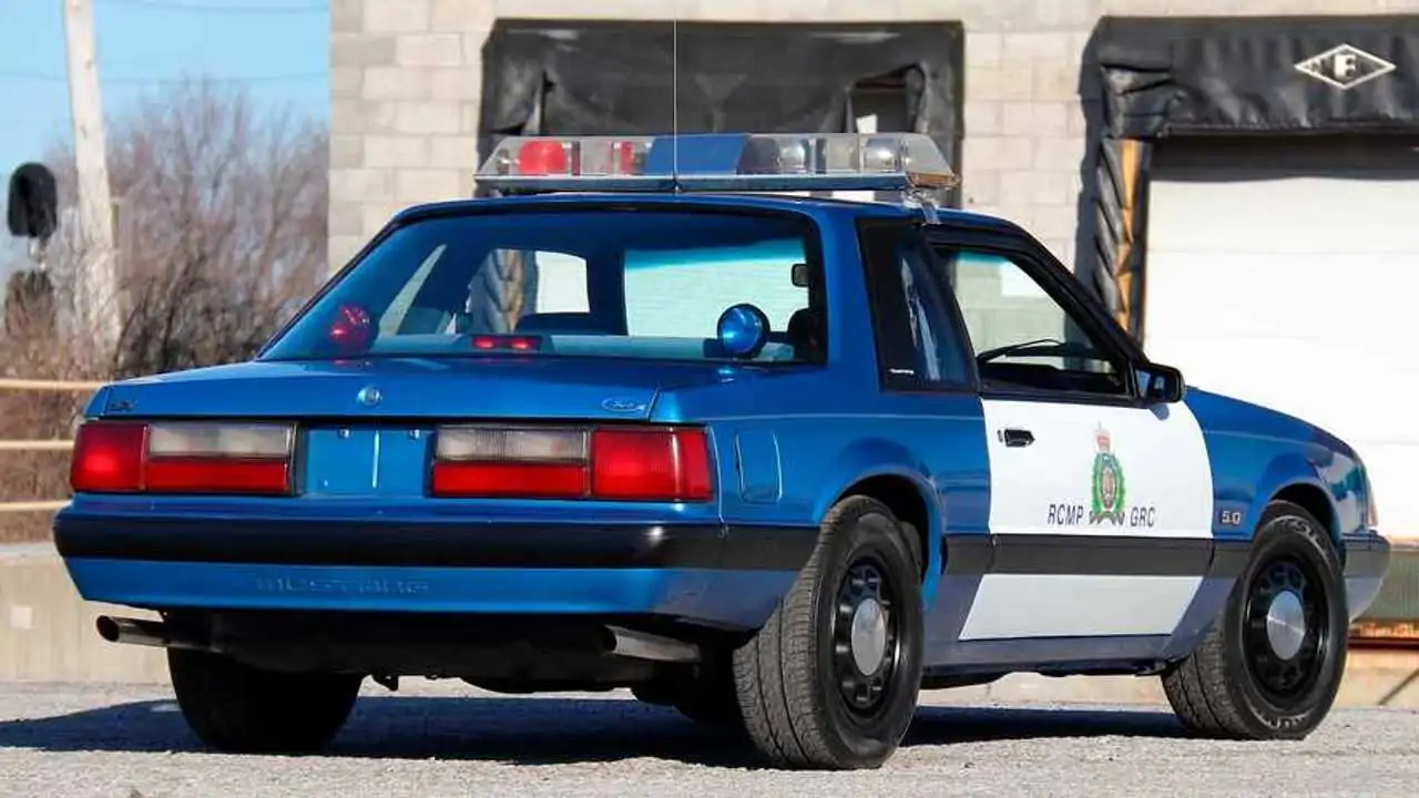 You Can Own a Rare Ford Mustang Canadian Police Car