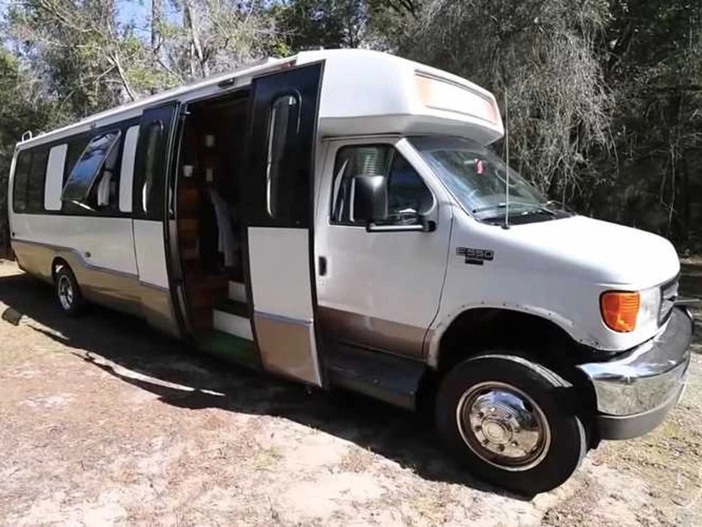 Check out this Ford Shuttle Bus Camper with Nissan Leaf Batteries