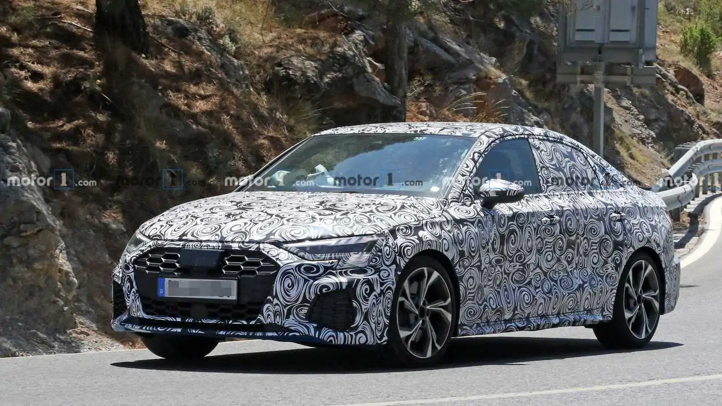 2020 Audi S3 Sedan Getting A Corner Carving Exercise