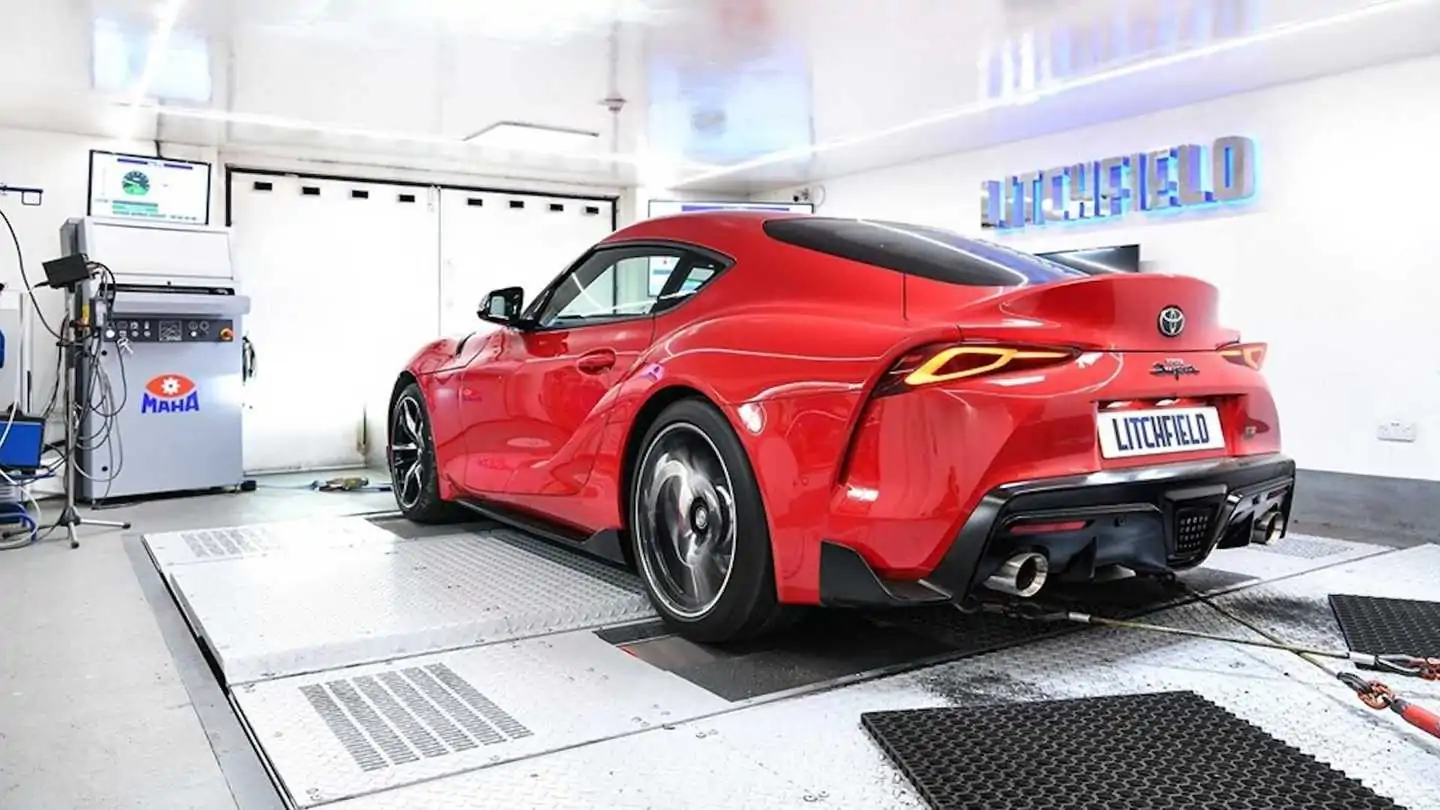 2020 Toyota Supra with Simple ECU Tune Pumps Out of 420 HP