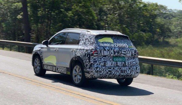 Volkswagen Tarek Crossover Spied Testing In South America