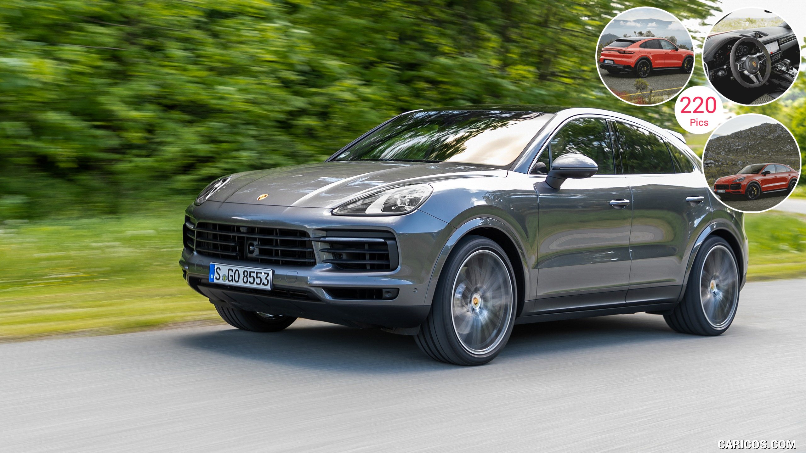 Porsche Makes Gray Look Sweet With Fancy Cayenne Coupe