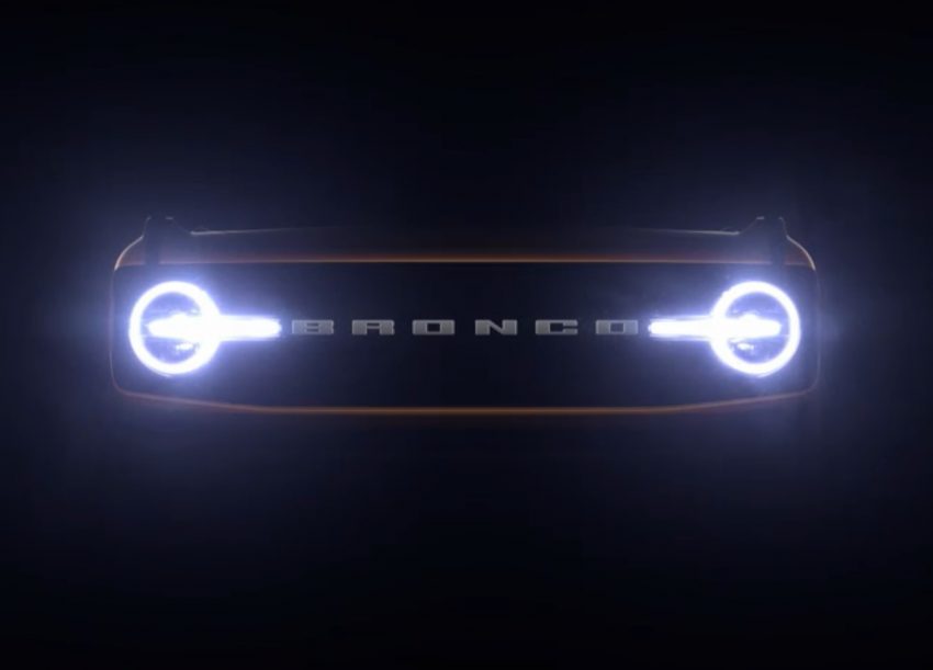 2021 Ford Bronco Headlights Leak, Reveals Circular Main Light