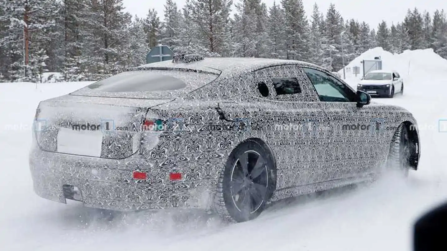 2021 Jaguar XJ Electric Sedan Spied Hiding Sleek Production Body