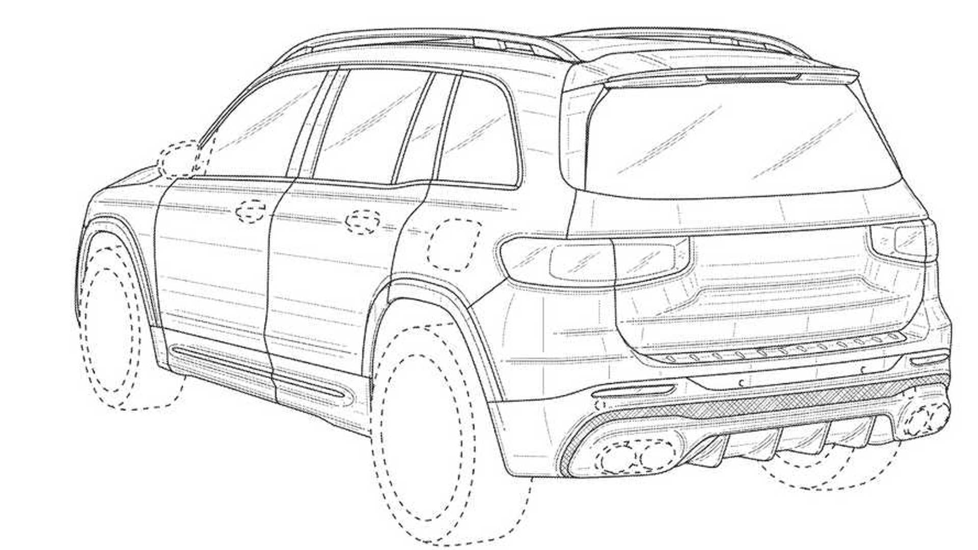 2021 Mercedes-AMG GLB45 Gets an Early Debut via The Patent Office