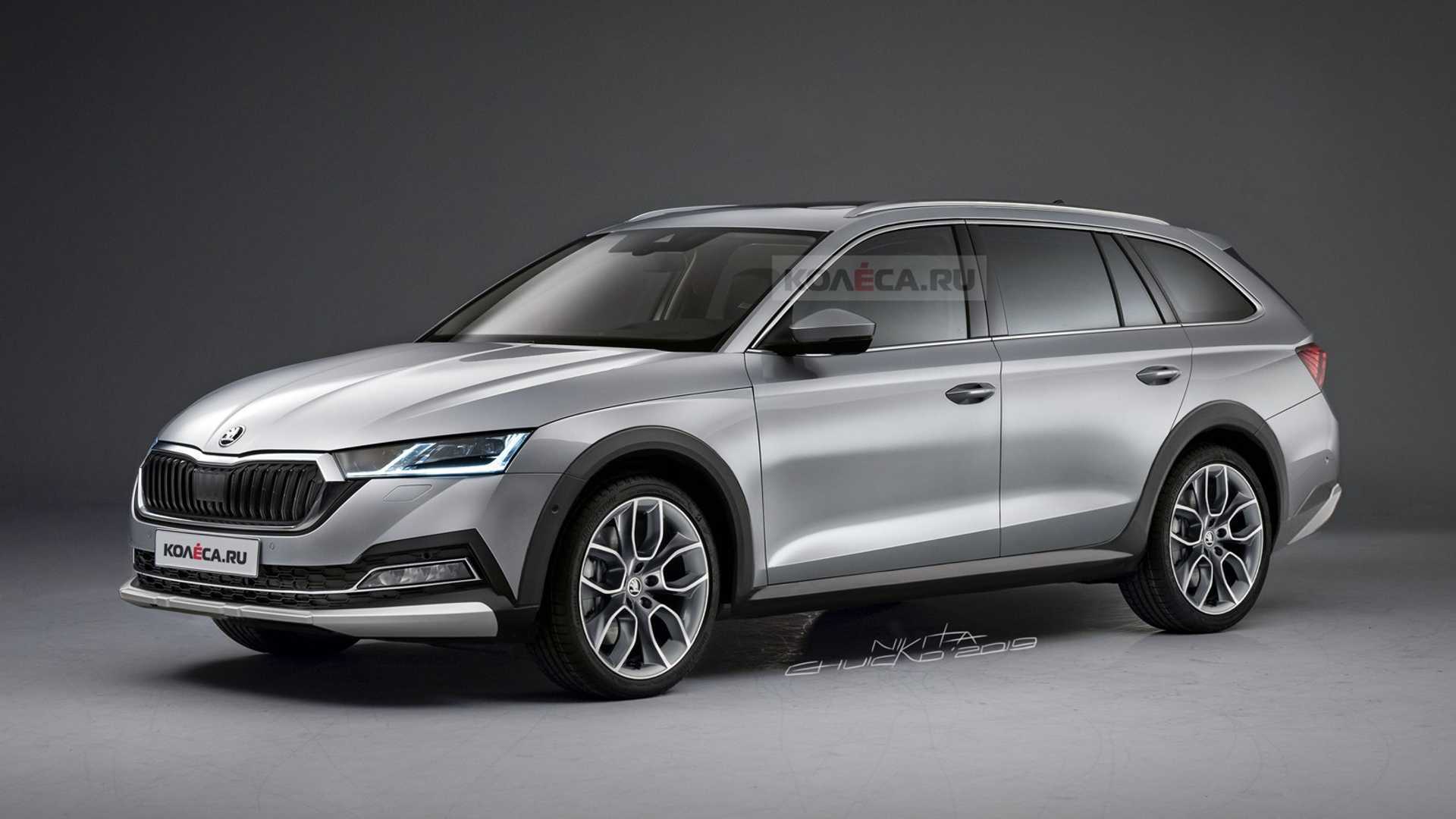 2021 Skoda Octavia Scout rendering previews The All-Rounder