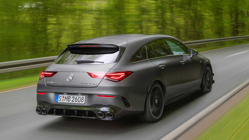 Mercedes-AMG CLA 45 Shooting brake Debuts Its Shapely Long Roof Lines