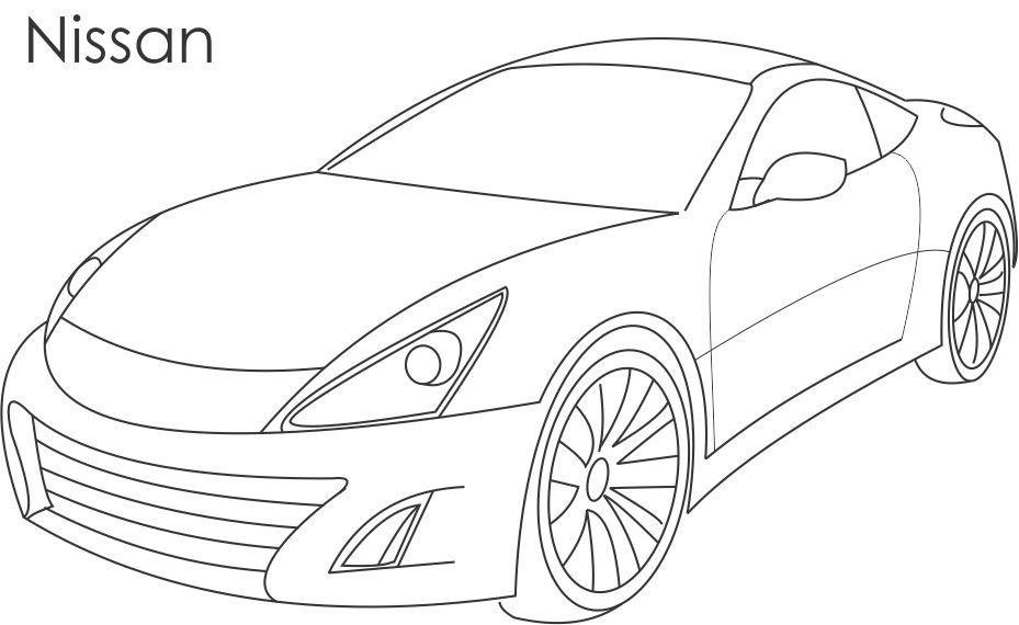 These are car-themed coloring pages to keep you and your kids busy