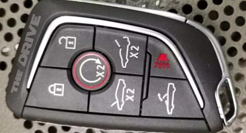 Corvette C8 Prototype Key Fob With Cadillac Branding Explained